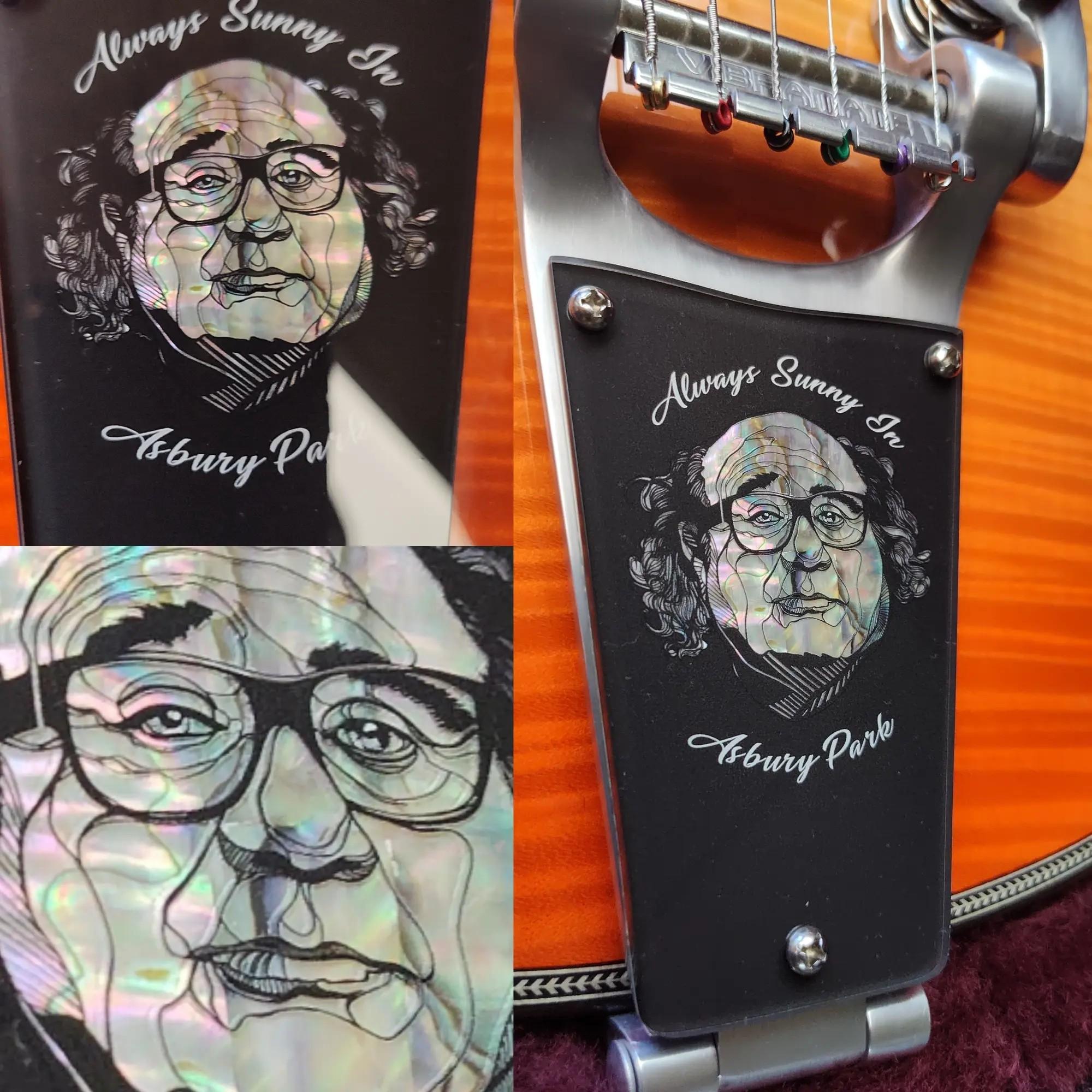 Lot #462 Danny DeVito Signed Dave Petillo Guitar
