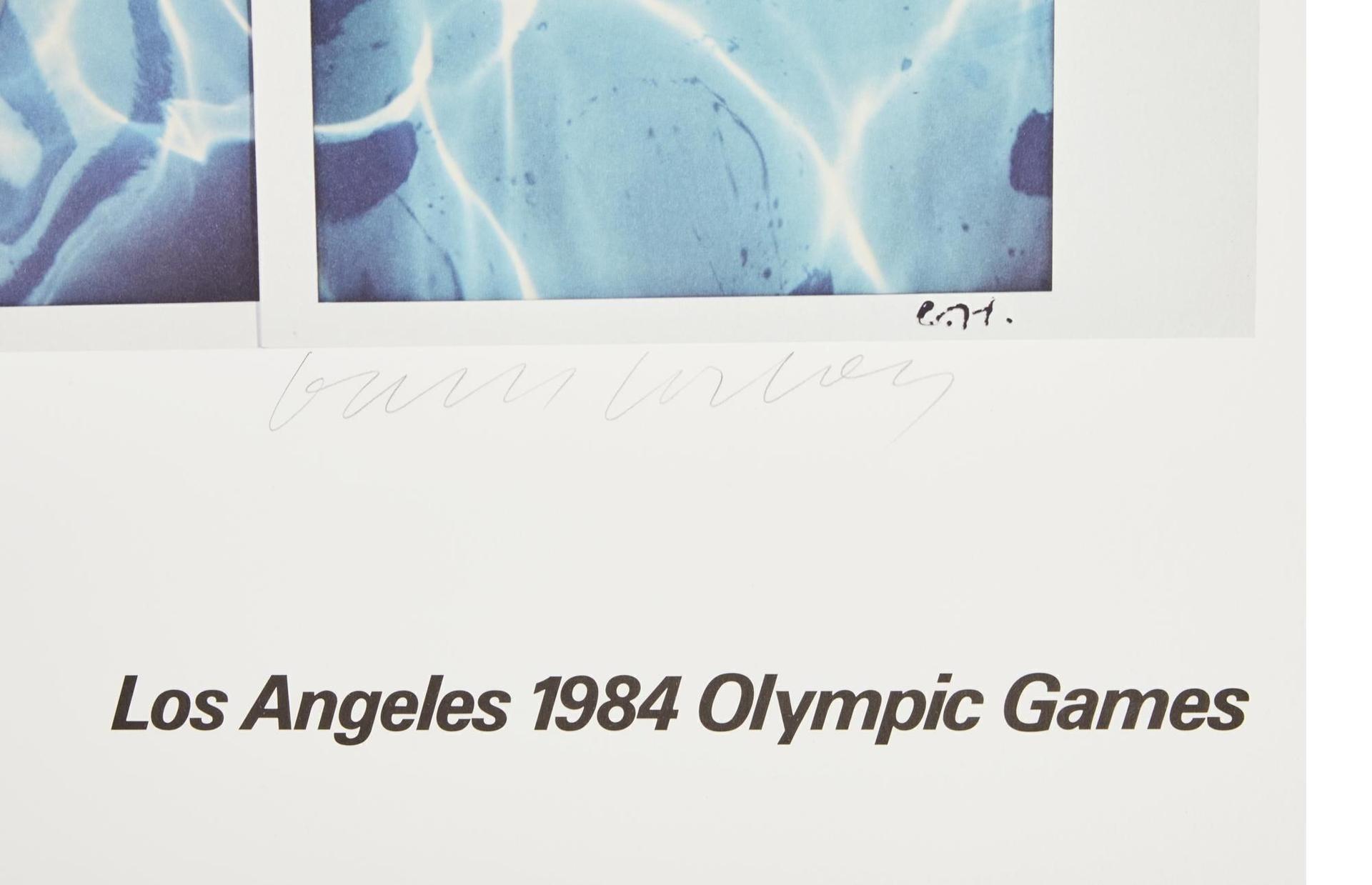 Tony Bennett David Hockney Signed 1984 Olympics Print