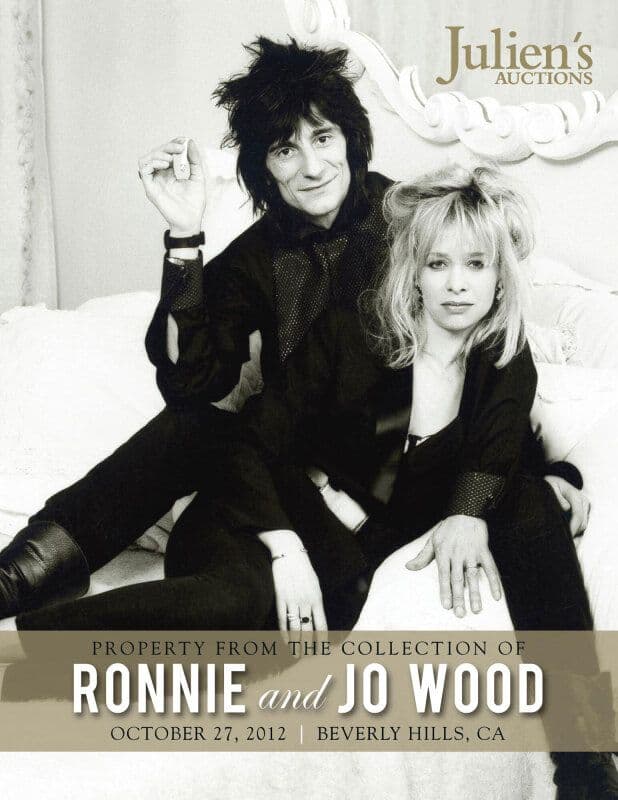 ロニー・ウッド オークションカタログ「RONNIE and JO WOOD」 Fine and Decorative Arts/Property from the Collection of Ronnie