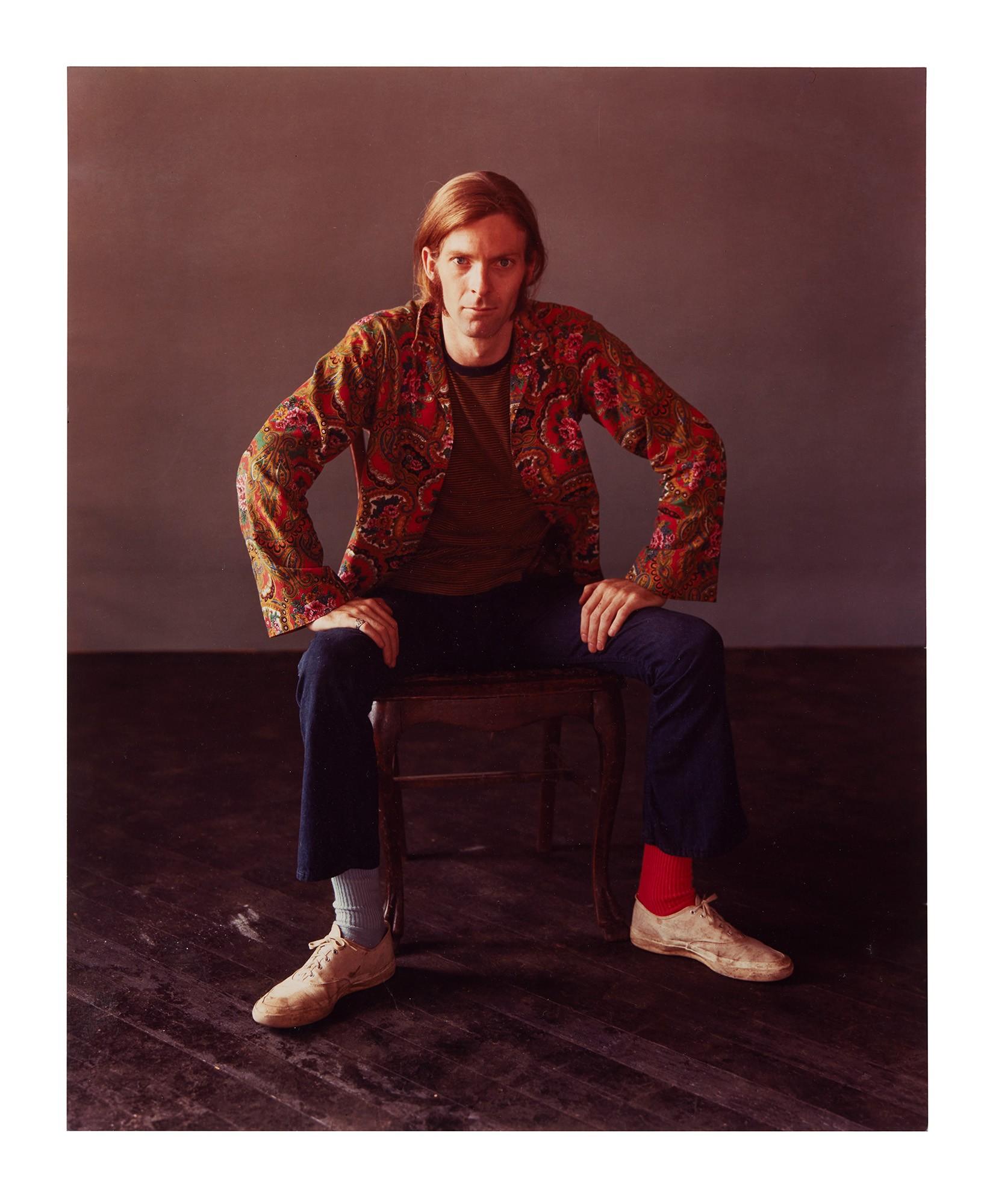 Lot #1. Phil Lesh | Color Portrait by Herb Greene a photo of a man