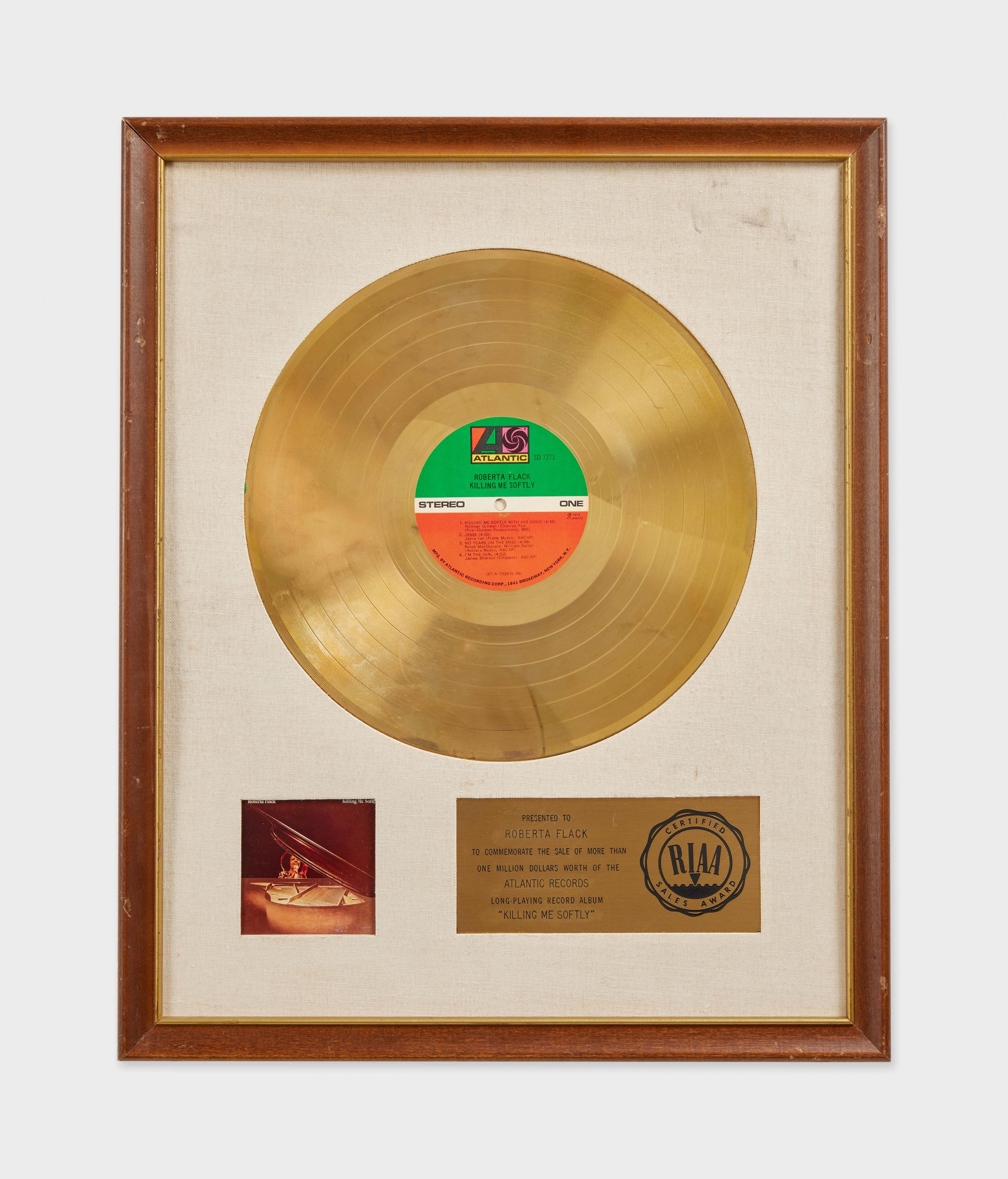 RIAA "Gold" Sales Award for "Killing Me Softly"