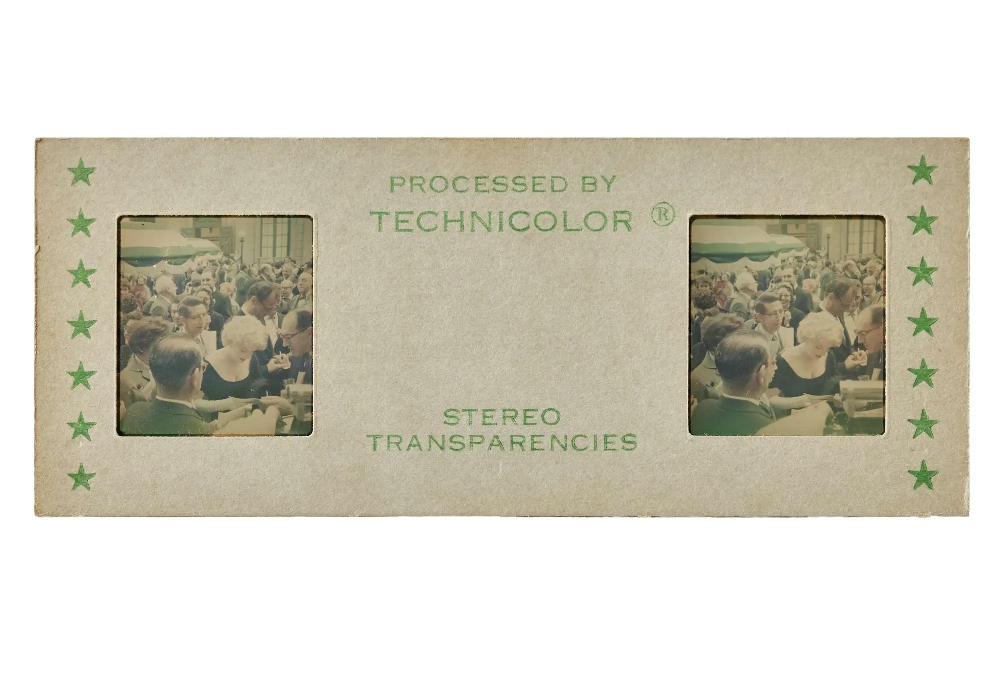 Lot #81. Marilyn Monroe | 1958 Never-Before-Seen Color “Stereo Transparency” Lot #81 Marilyn Monroe 1958 Never-Before-Seen Color “Stereo Transparency”