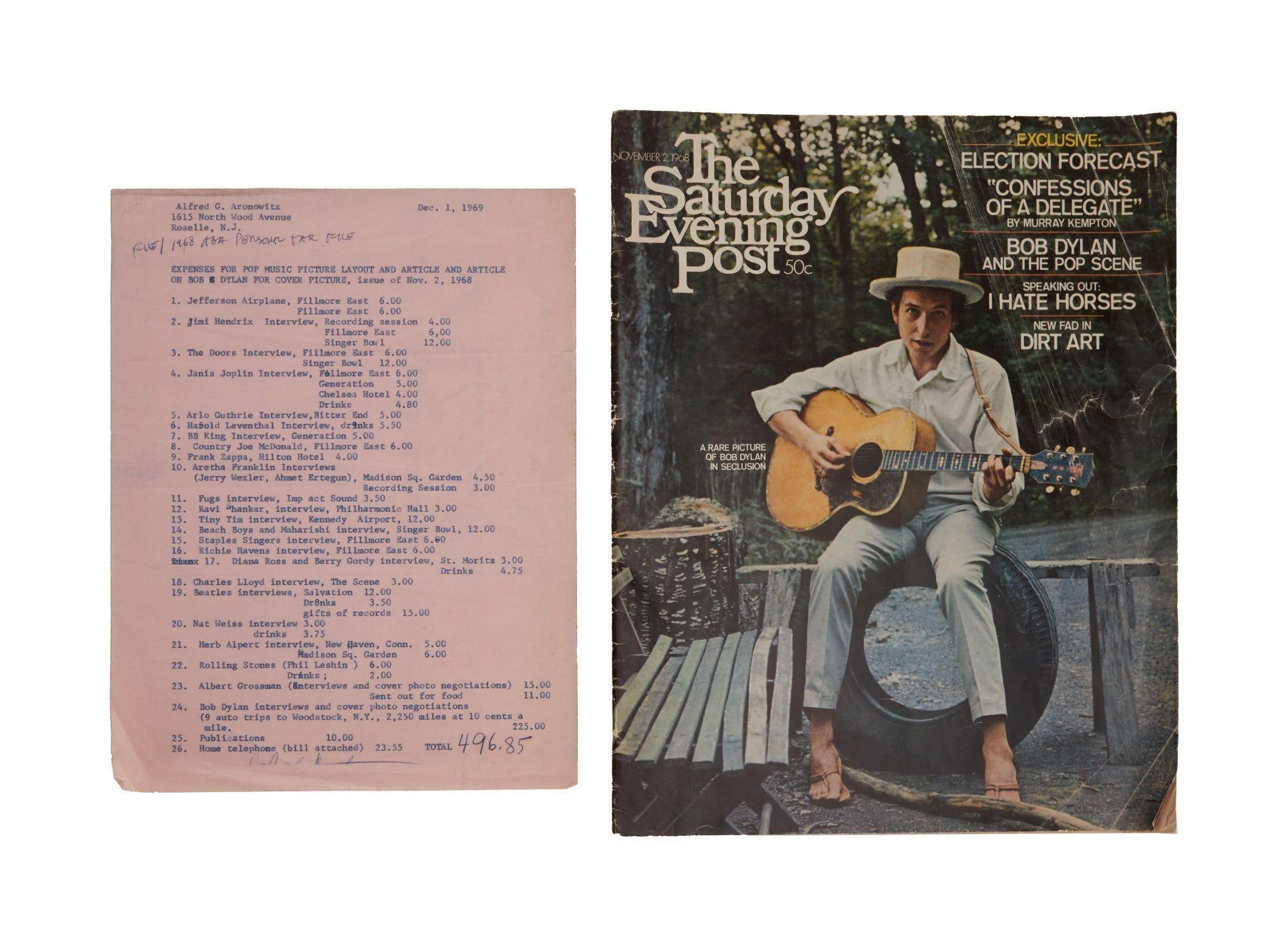 a man is sitting on a tire playing a guitar on the cover of a magazine .