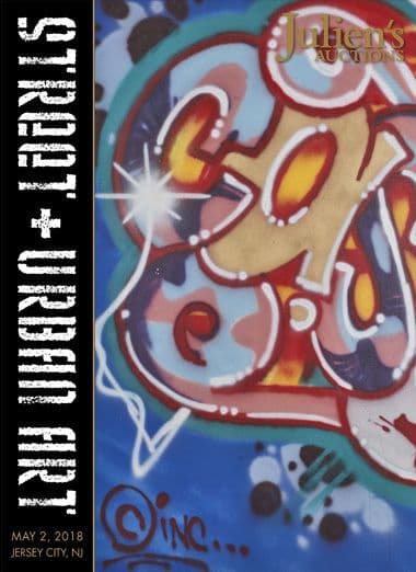 A poster for Julien's Auctions Street and Urban Art