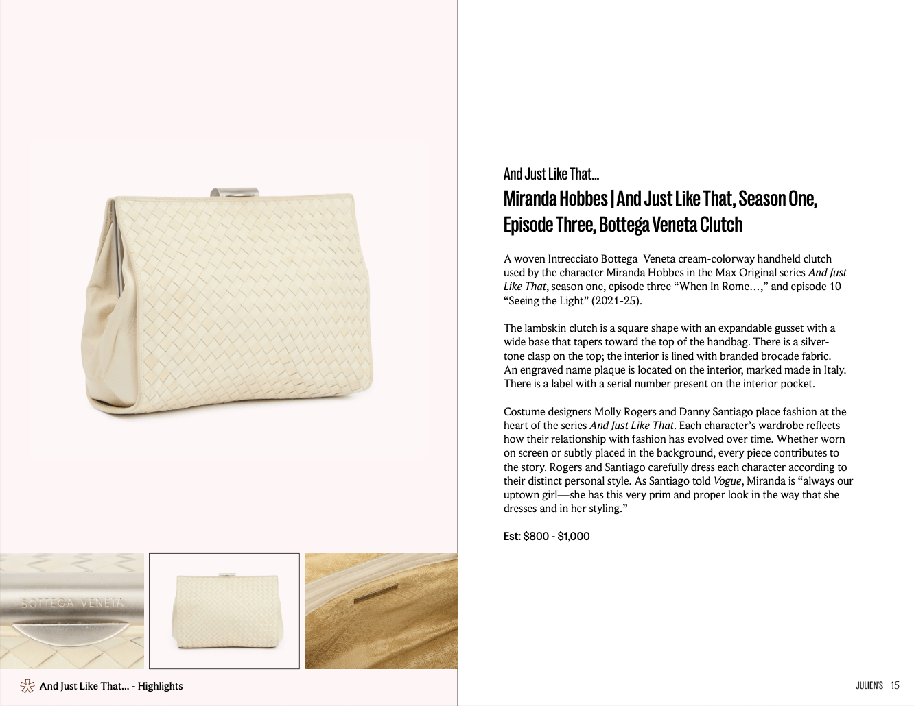 a bottega veneta clutch