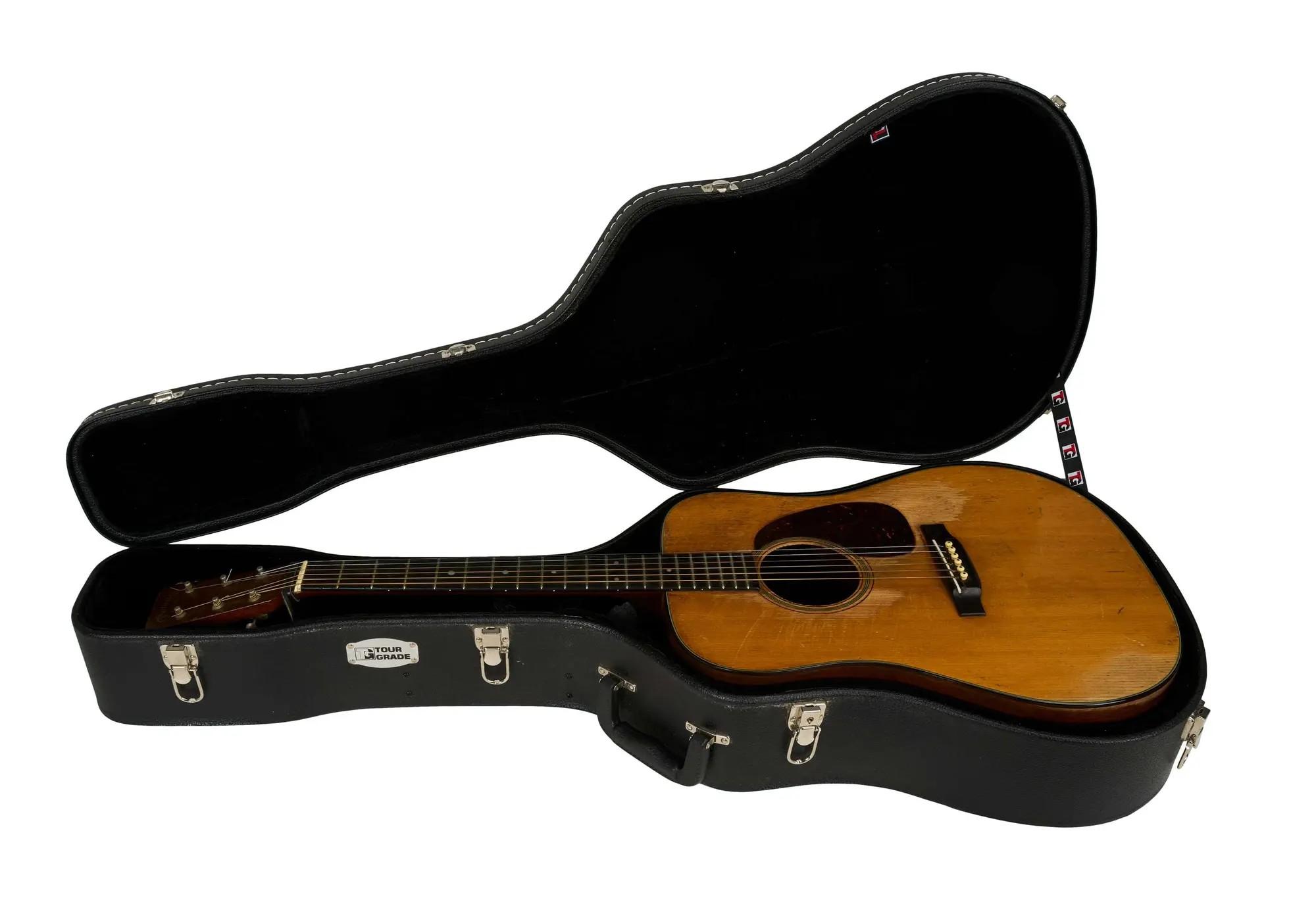 Lot #24 Johnny Cash Grand Ole Opry 1956 Debut Stage Played 1954 Martin D18 Acoustic Guitar