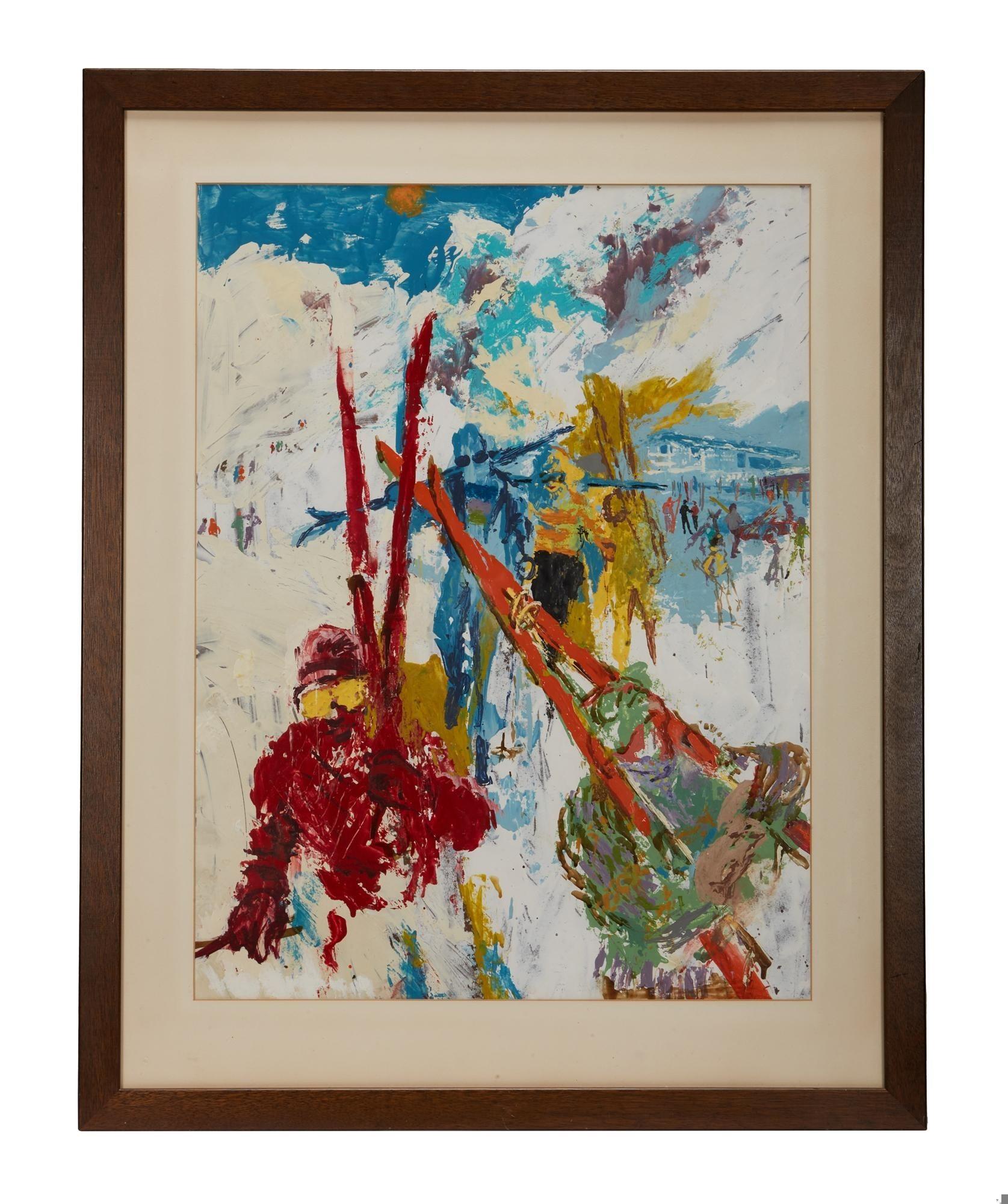 LeRoy Neiman Squaw Valley Painting | Estimate: $30,000-$40,000 LeRoy Neiman Squaw Valley Painting Estimate: $30,000-$40,000