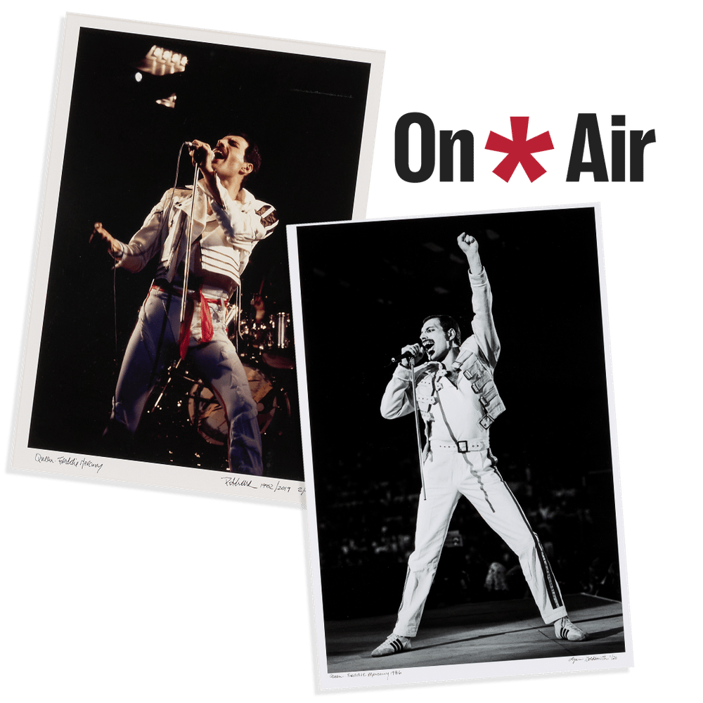 Two photographs of Queen 