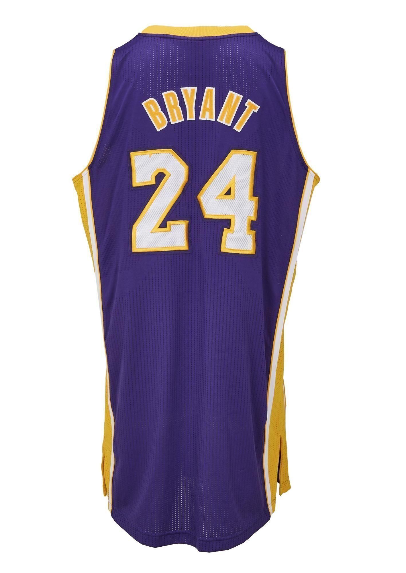 a purple jersey with the number 24 on it