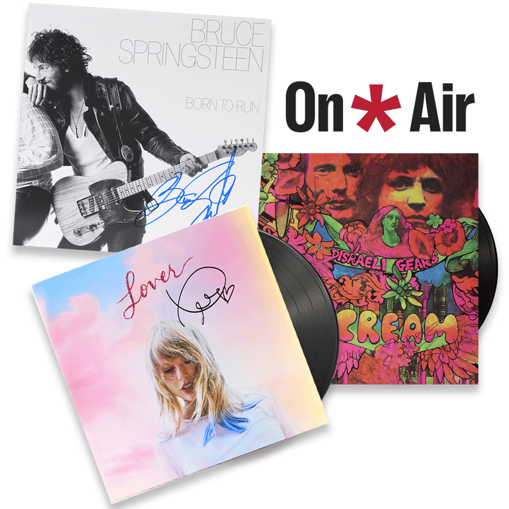 Signed Bruce Springsteen, Taylor Swift, & Cream Vinyls