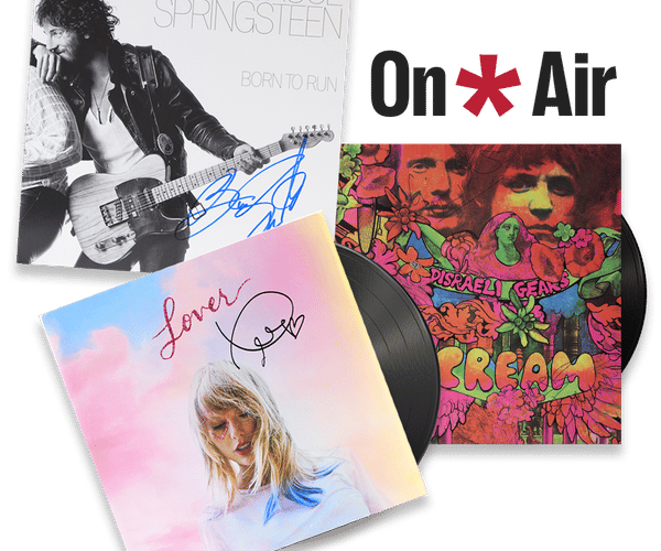 Signed Bruce Springsteen, Taylor Swift, & Cream Vinyls
