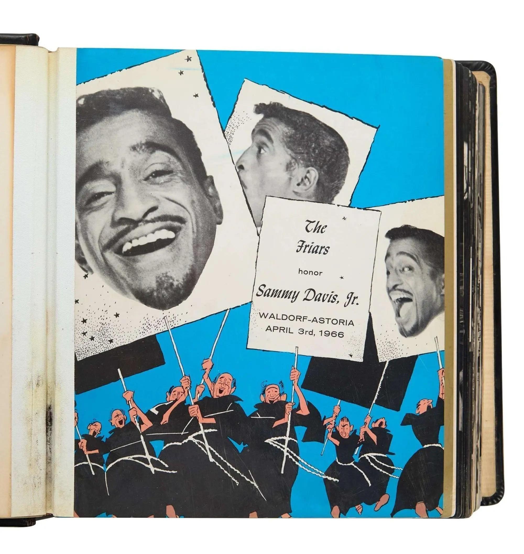 Friars Club 1966 Sammy Davis Jr. Photo Album