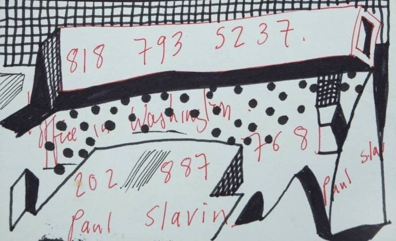 DAVID HOCKNEY - PHONE NUMBERS 3