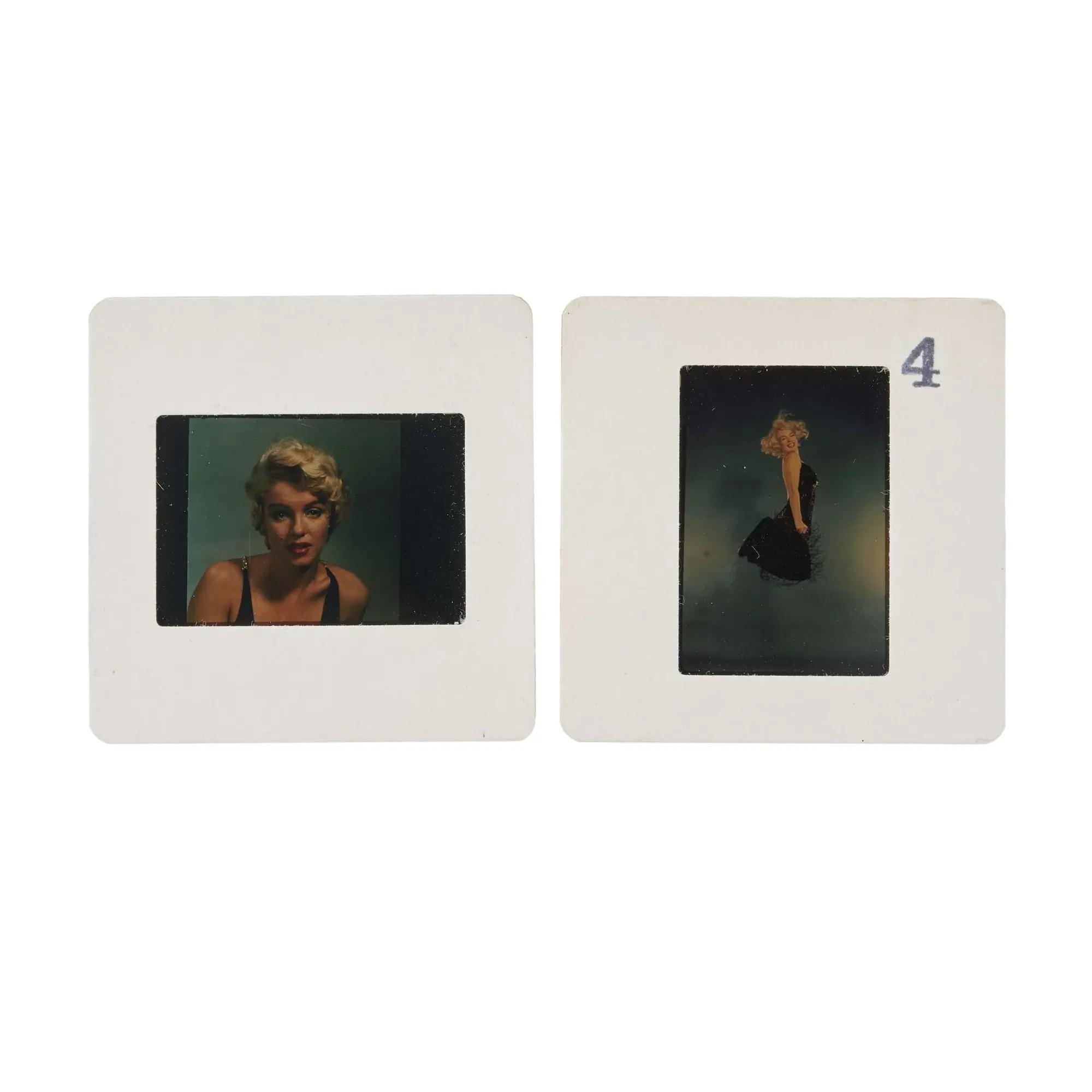 Lot #130. Marilyn Monroe | 1954/1959/1960s Color Slides by Philippe Halsman Lot #130 Marilyn Monroe 1954/1959/1960s Color Slides by Philippe Halsman