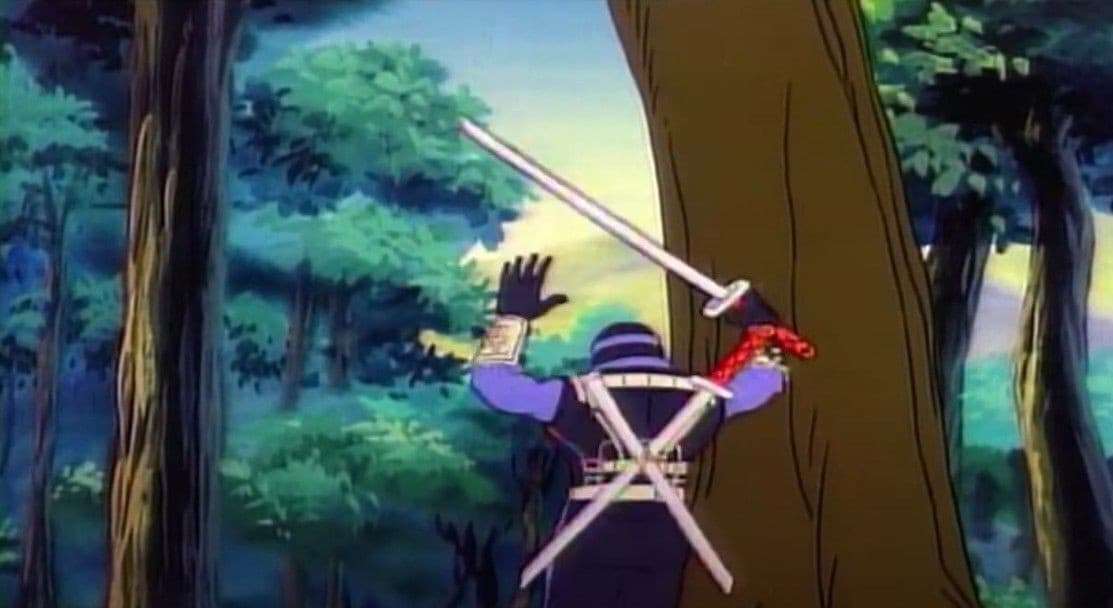 an image of an animation cel for g i joe in use in the tv series