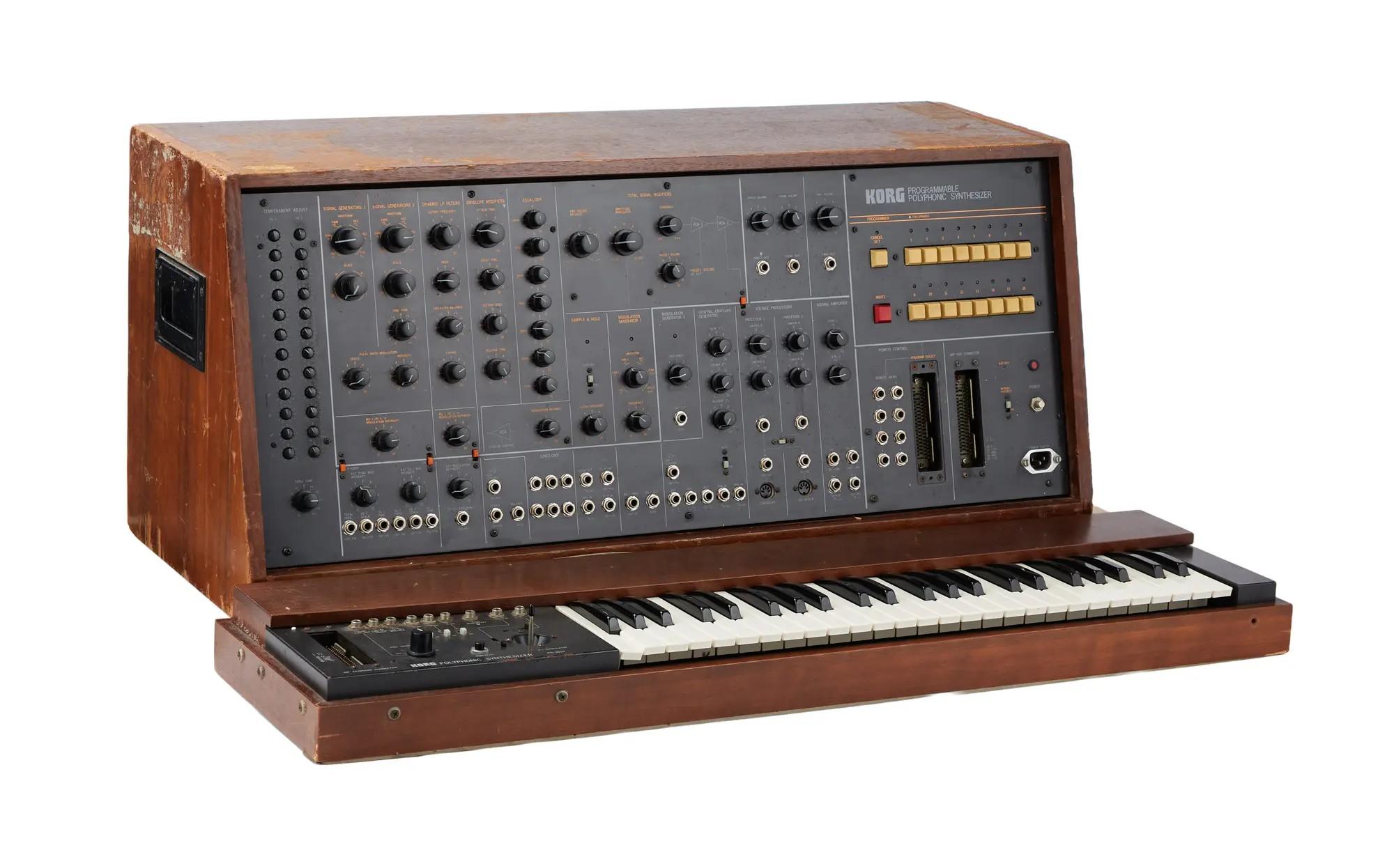 Lot #356. Florian Schneider | Korg PS-3200 Polyphonic Synthesizer with PS-3010 Keyboard Lot #356 Florian Schneider Korg PS-3200 Polyphonic Synthesizer with PS-3010 Keyboard