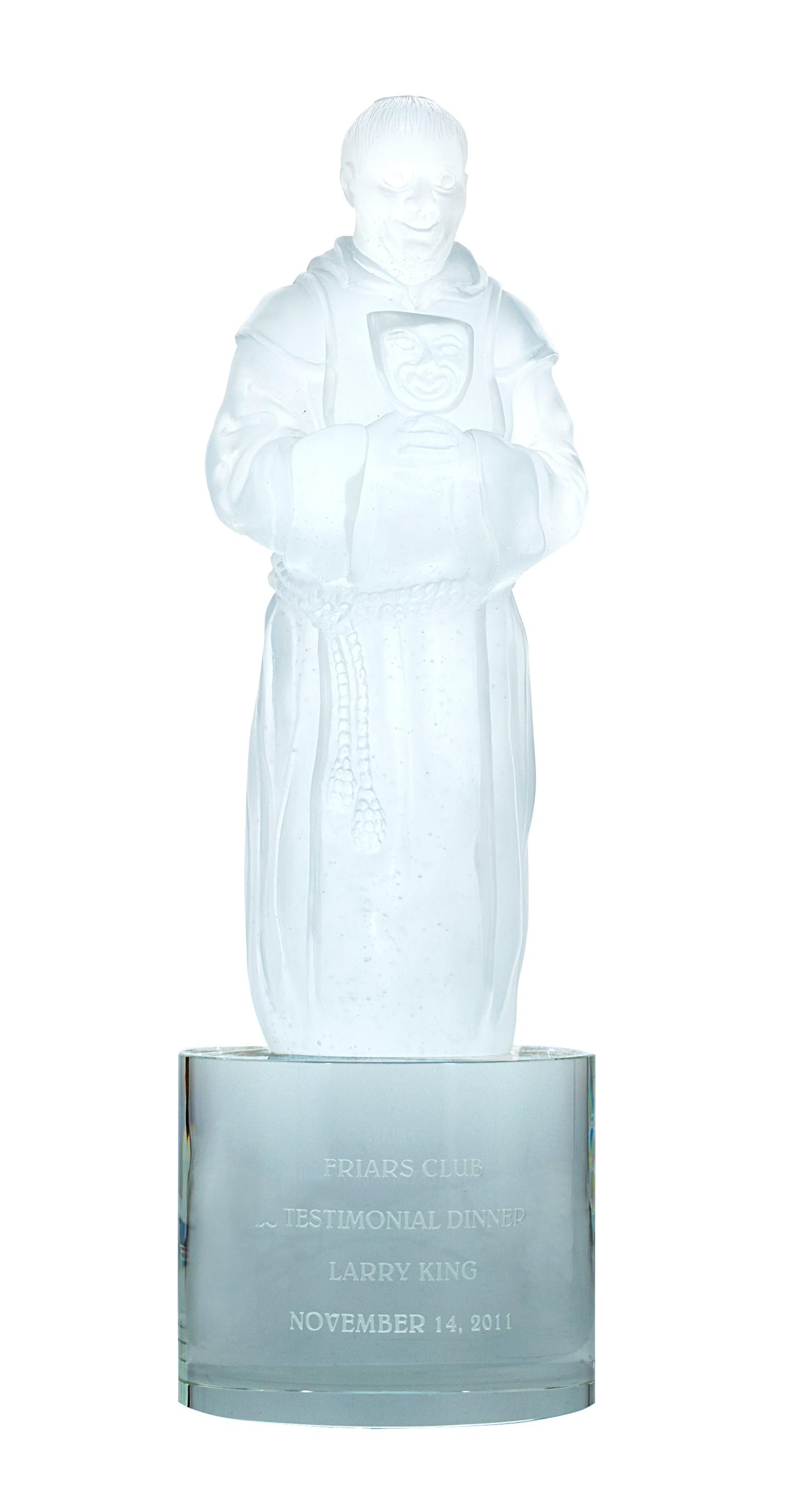 a crystal ststue