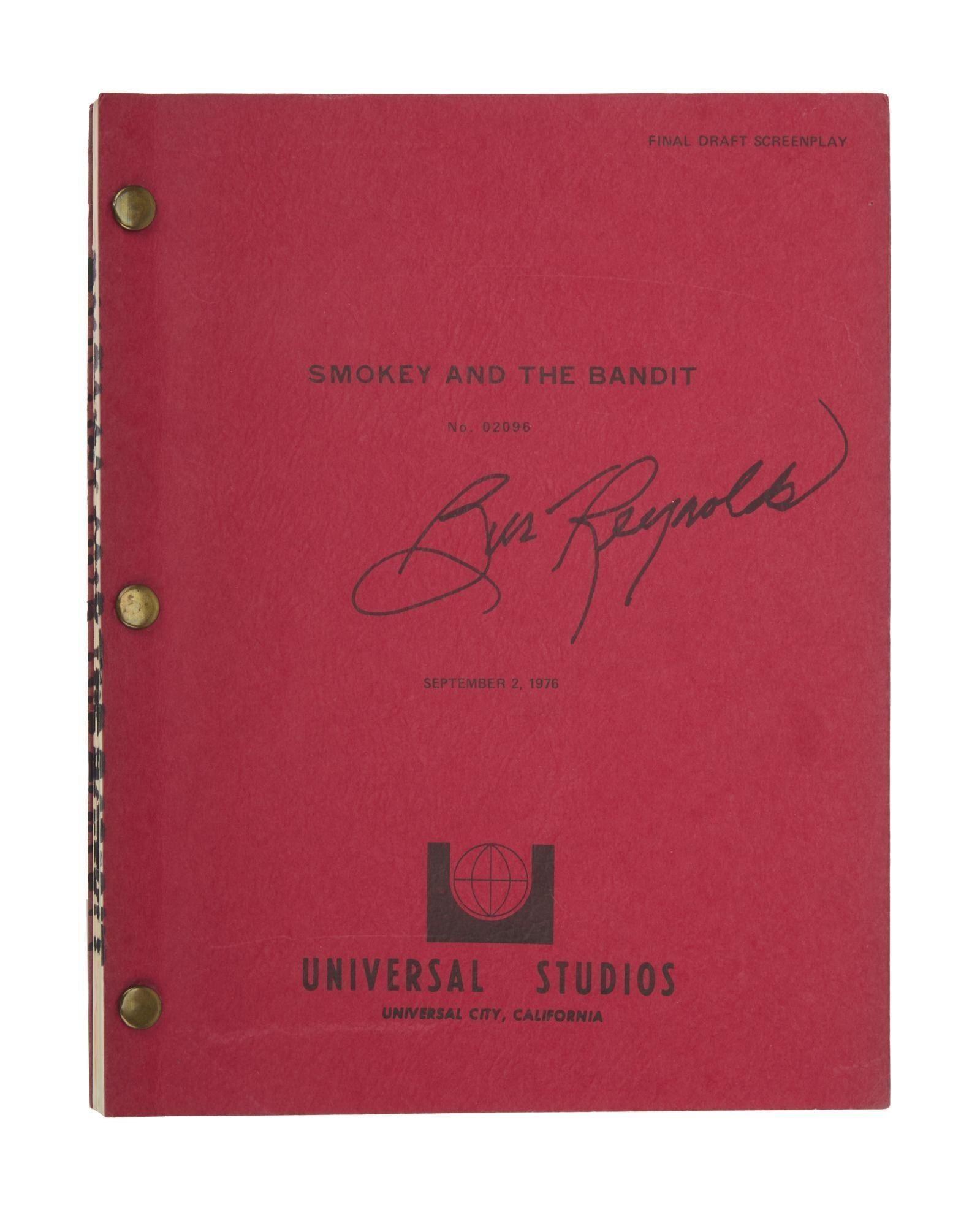 a red book titled smokey and the bandit
