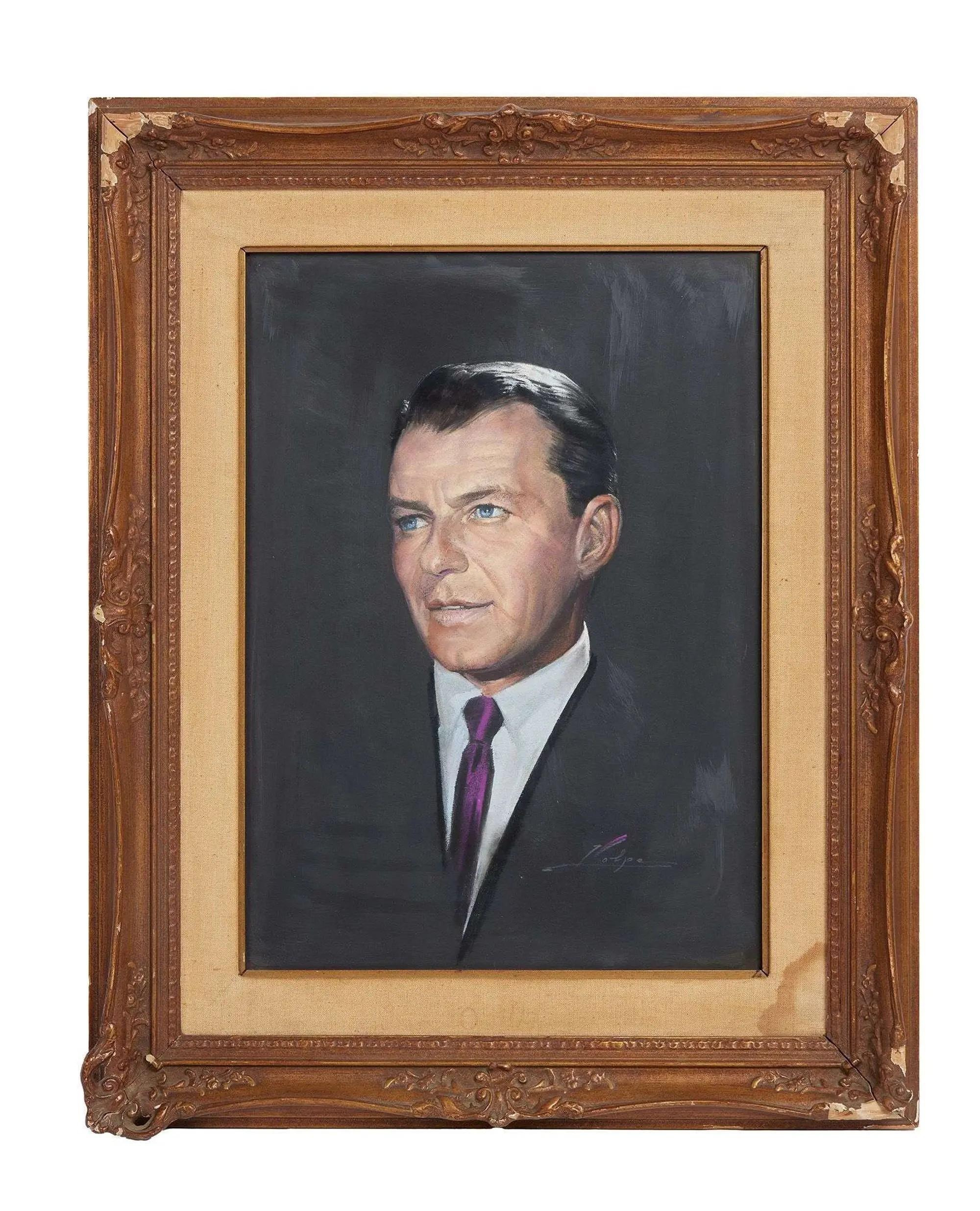 Friars Club | Portrait of Frank Sinatra by Nicholas Volpe Friars Club Portrait of Frank Sinatra by Nicholas Volpe