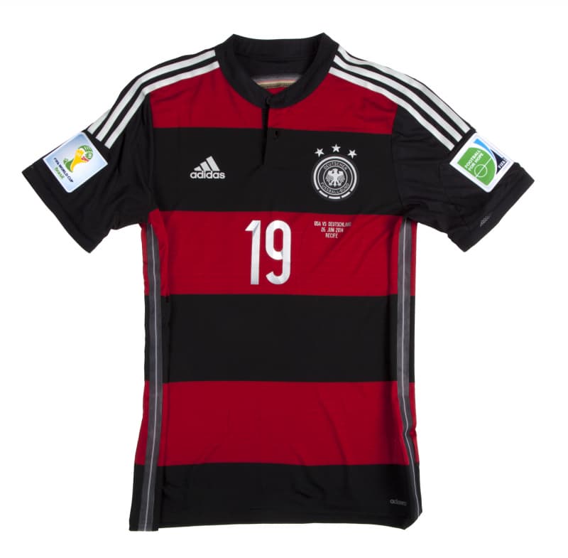 ドイツユニフォーム2014年WC Götze ゲッツェ19 MARIO GÖTZE 2014 WORLD CUP TEAM MATCH WORN JERSEY