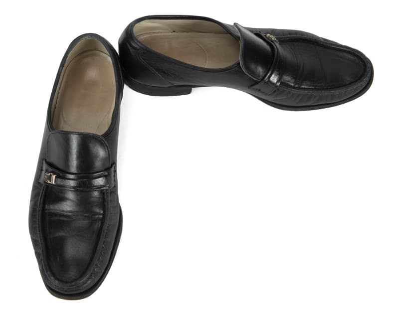 MICHAEL JACKSON SIGNED FLORSHEIM LOAFERS•