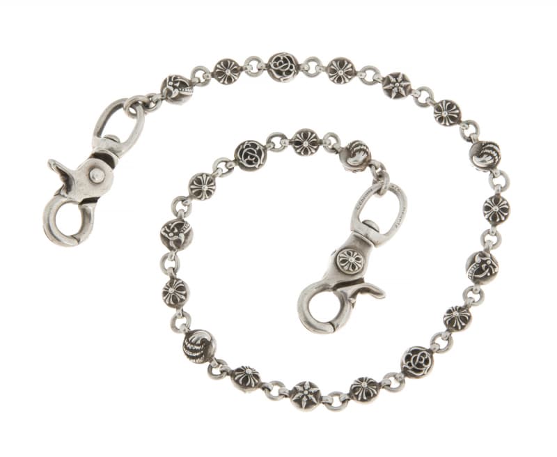 GREG LAKE CHROME HEARTS STERLING WALLET CHAIN