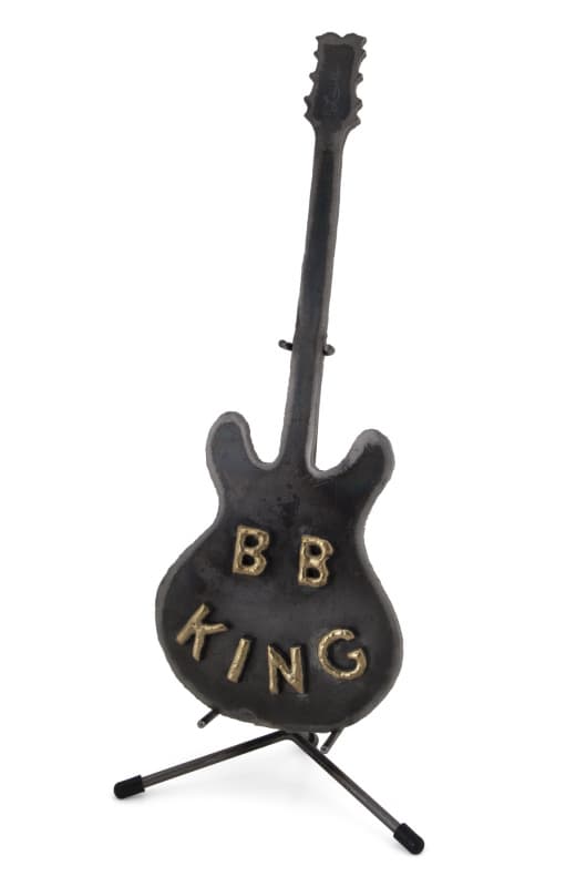 B.B. KING METAL LUCILLE SCULPTURE