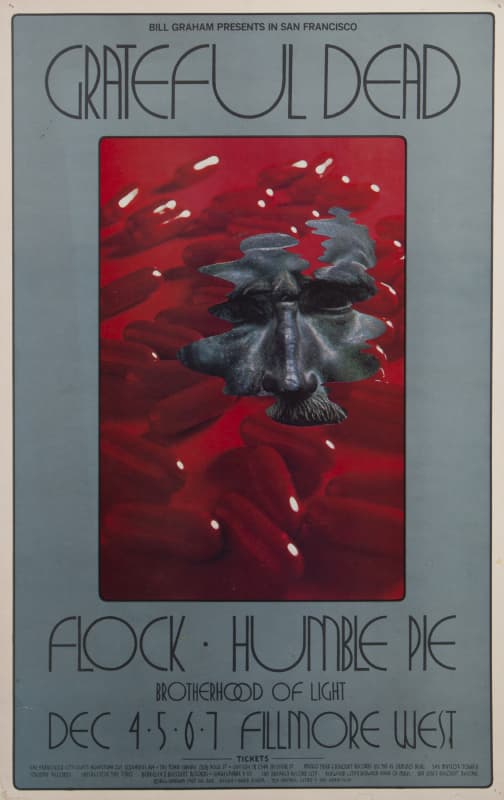THE GRATEFUL DEAD CONCERT POSTER (BILL GRAHAM 205)