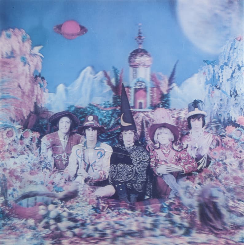 THE ROLLING STONES 3-D LENTICULAR PRINT