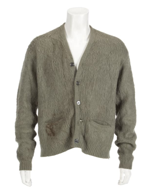 KURT COBAIN MTV UNPLUGGED PERFORMANCE WORN CARDIGAN •