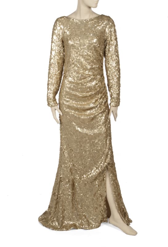OLIVIA NEWTON-JOHN LAS VEGAS SEQUIN GOWN OLIVIA NEWTON-JOHN LAS VEGAS SEQUIN GOWN