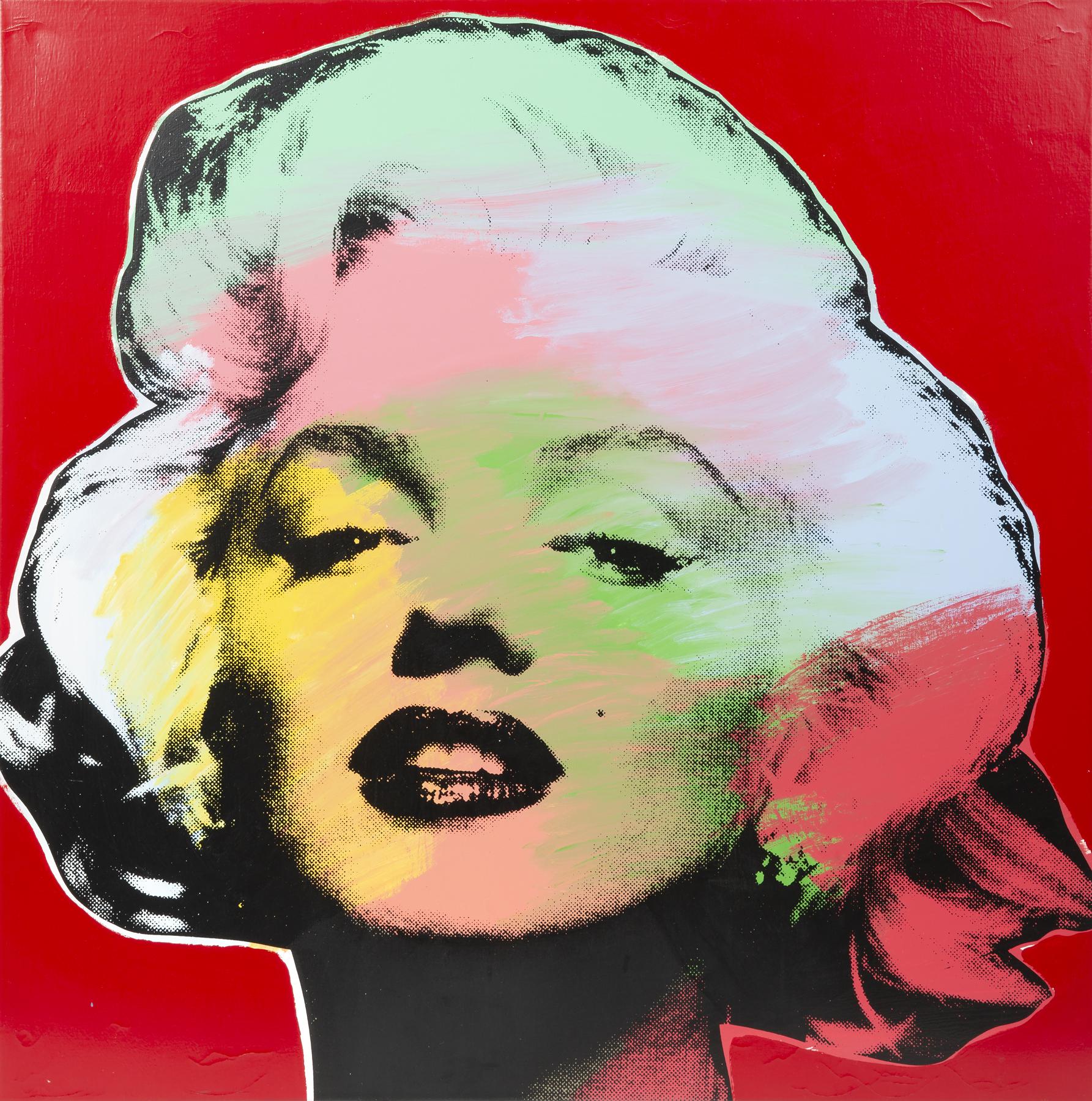 MARILYN MONROE SCREEN PRINT BY STEVE KAUFMAN