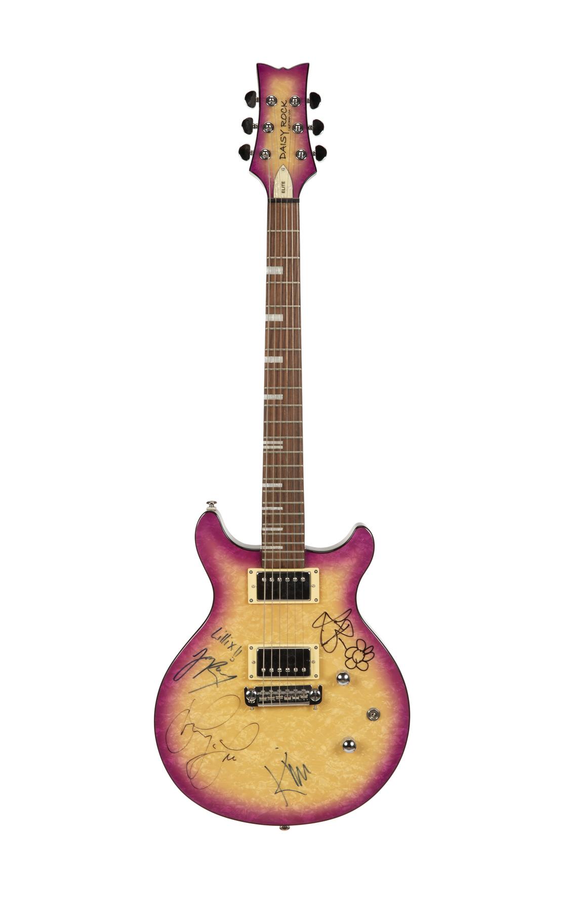 LILLIX SIGNED DAISY ROCK GUITAR