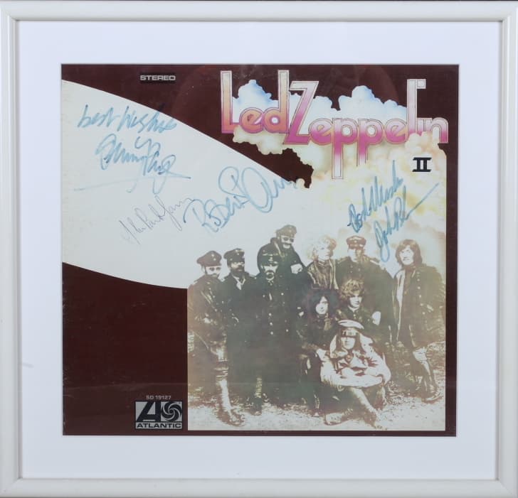 LED ZEPPELIN SIGNED 
