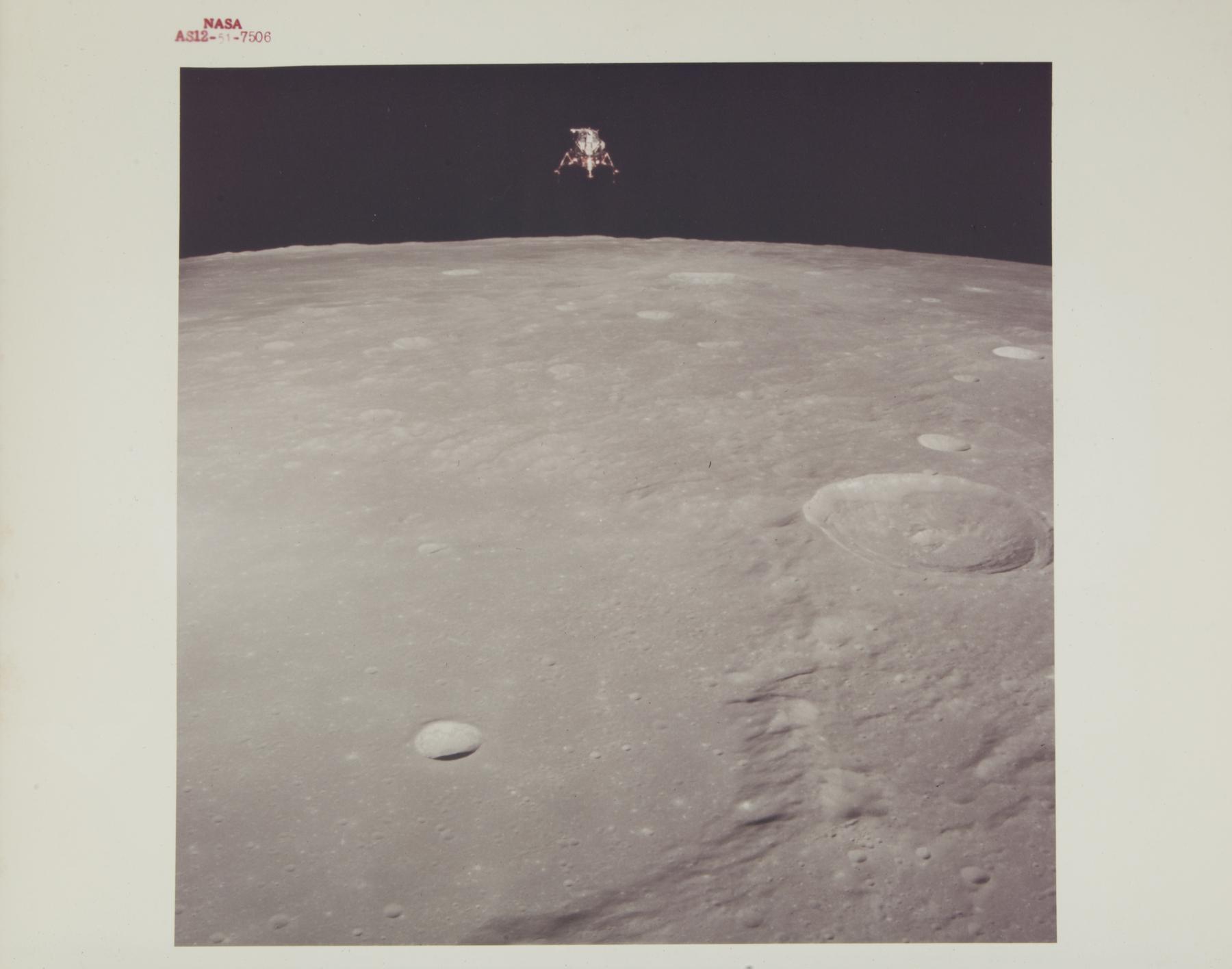 その他 moon NASA APOLLO 12 MOON ORBIT PHOTOGRAPH