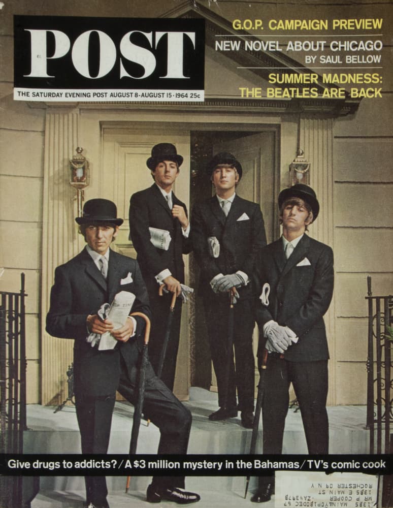 洋書 POST August 1964 THE BEATLES 1964 ISSUE OF 'THE SATURDAY EVENING POST' MAGAZINE