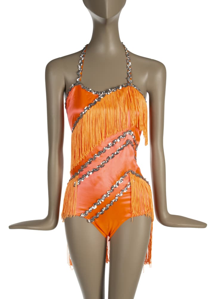 strapless open back dress Summer Fruits Maxi Dress main image 1