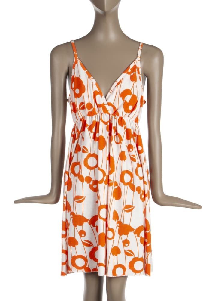strapless open back dress Apricot Princess Gown Teuta Matoshi