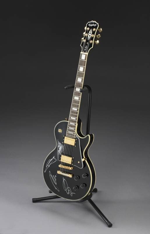 TOKIO HOTEL SIGNED EPIPHONE LES PAUL CUSTOM