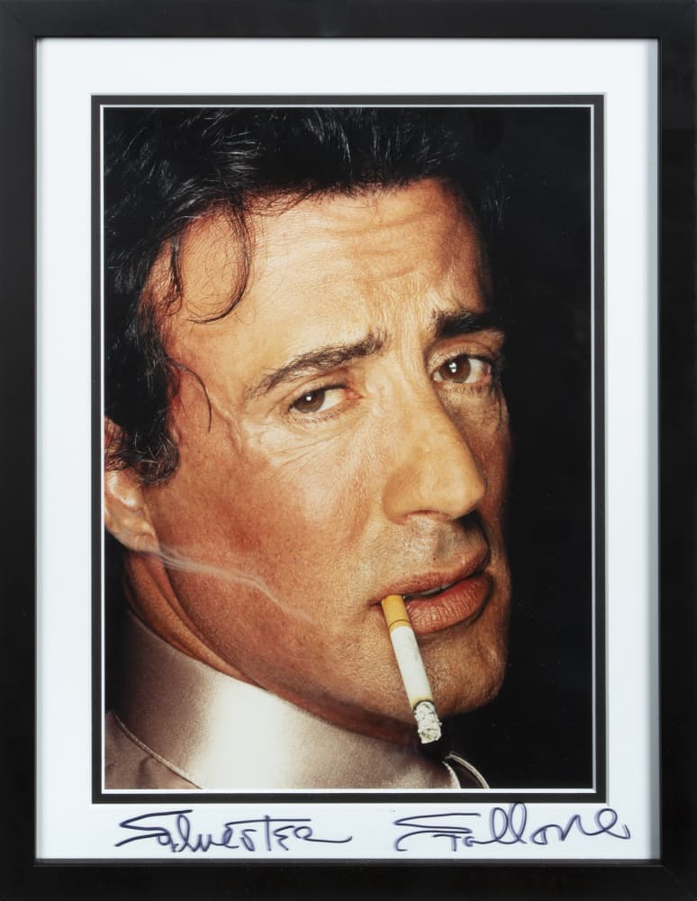 SYLVESTER STALLONE SIGNED DAVID LACHAPELLE PHOTOGRAPH