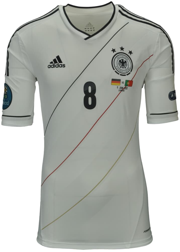 adidas EURO 2012 Qualifiers シャツ ÖZIL 8 MESUT OZIL 2012 UEFA EURO MATCH WORN GERMANY SHIRT