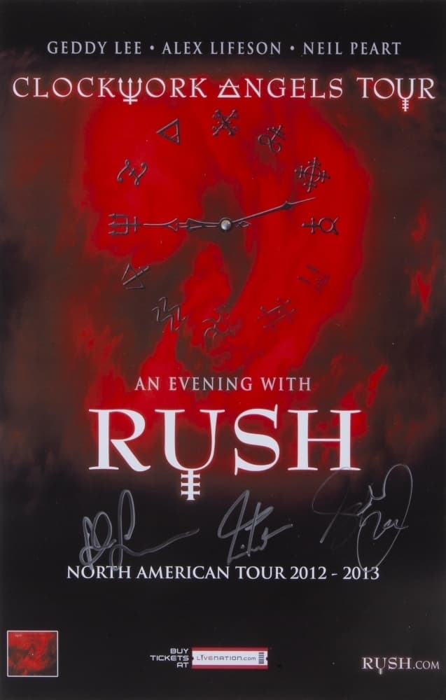 RUSH: BAND-SIGNED 