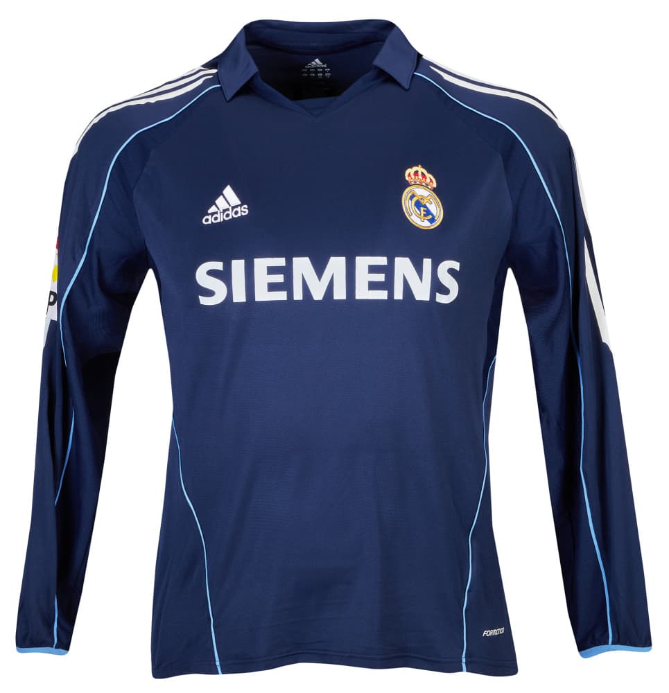DAVID BECKHAM 2005-06 MATCH WORN REAL MADRID JERSEY