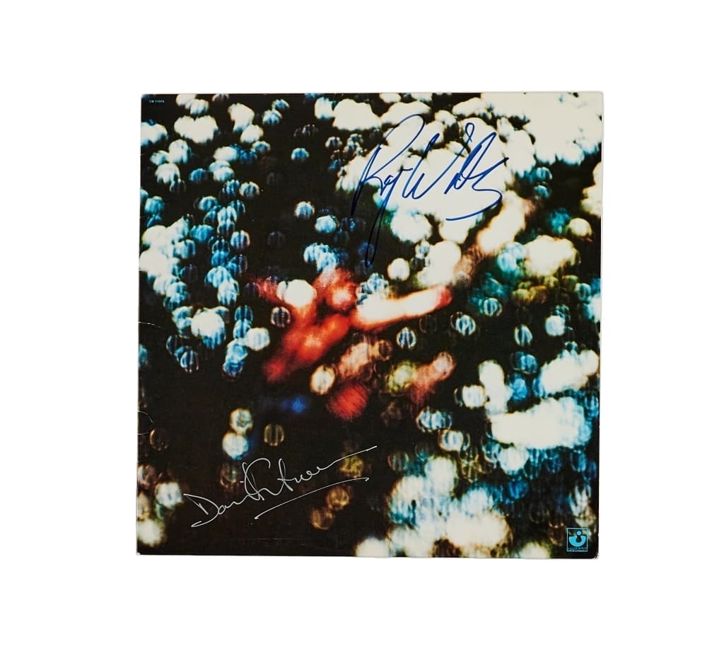 PINK FLOYD: DAVID GILMOUR AND ROGER WATERS SIGNED 