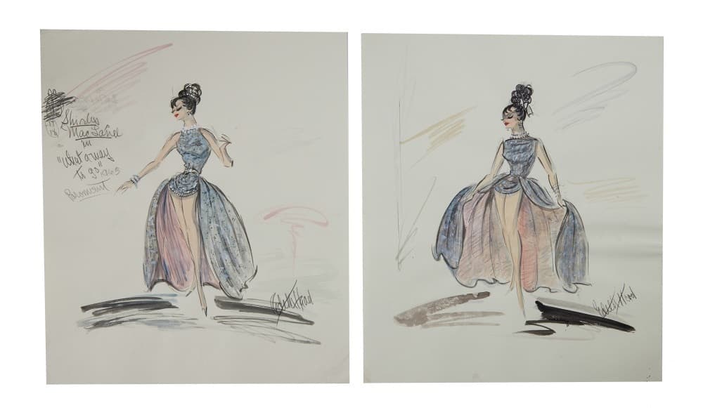 sachin and babi light blue dress Edith Head for Shirley MacLaine: What a Way to Go! main image 0