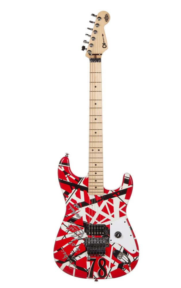 VAN HALEN: EDDIE VAN HALEN SIGNED AND STAGE-PLAYED 2004 CHARVEL