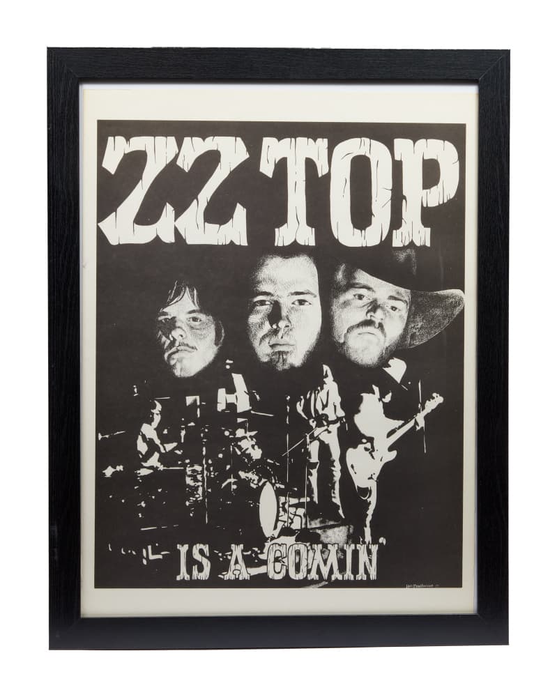 アート・デザイン・音楽 PR:OUD - TROTS OP LEEFTIJD ZZ TOP | DUSTY HILL VINTAGE CONCERT POSTER