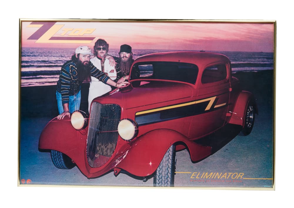 ZZ TOP | DUSTY HILL ELIMINATOR PROMO POSTER
