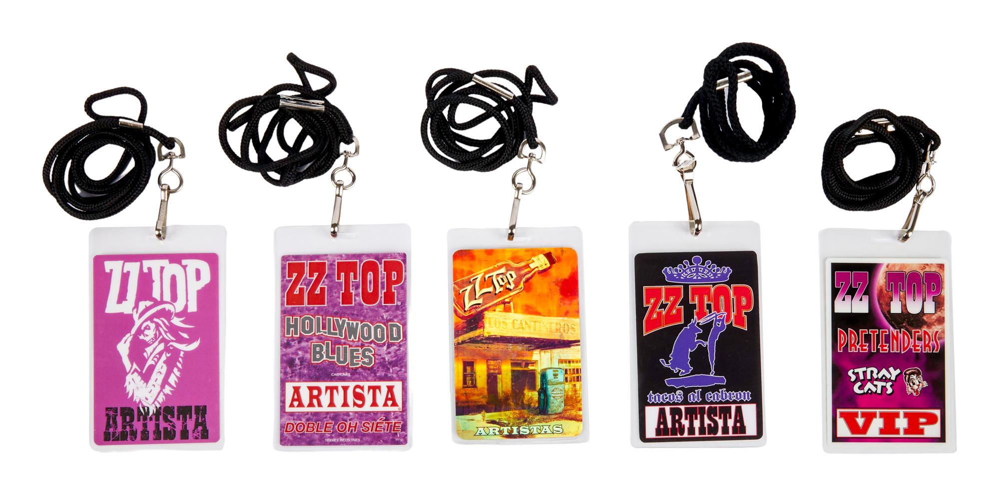 ZZ TOP | DUSTY HILL MID 2000s BACKSTAGE PASSES
