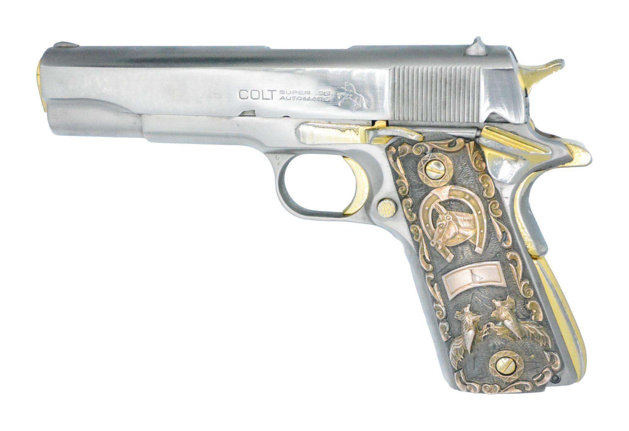 ZZ TOP | DUSTY HILL CUSTOM COLT SUPER .38 AUTOMATIC 1911 PISTOL